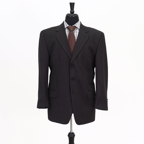 Joseph Abboud 41R Brown HB 3-Button Sport Coat Blazer Jacket B292 - Picture 1 of 11